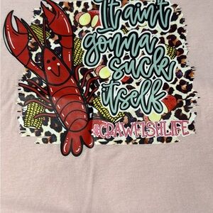 Pink Crawfish Graphic Tee